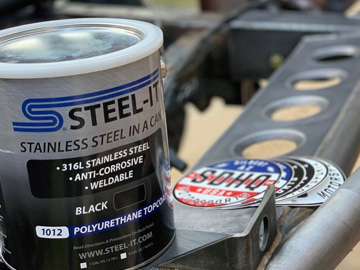  Steel-It Polyurethane (Black, 3 cans) : Industrial & Scientific